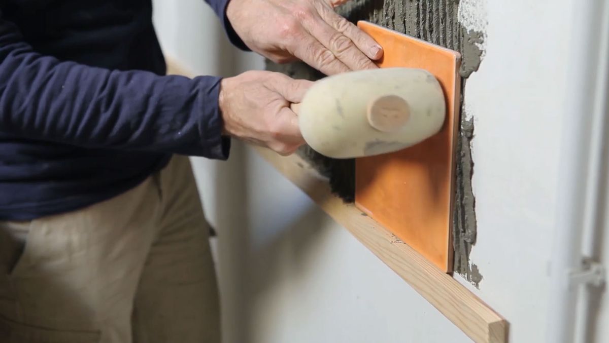 Crucetas para baldosas paso 3