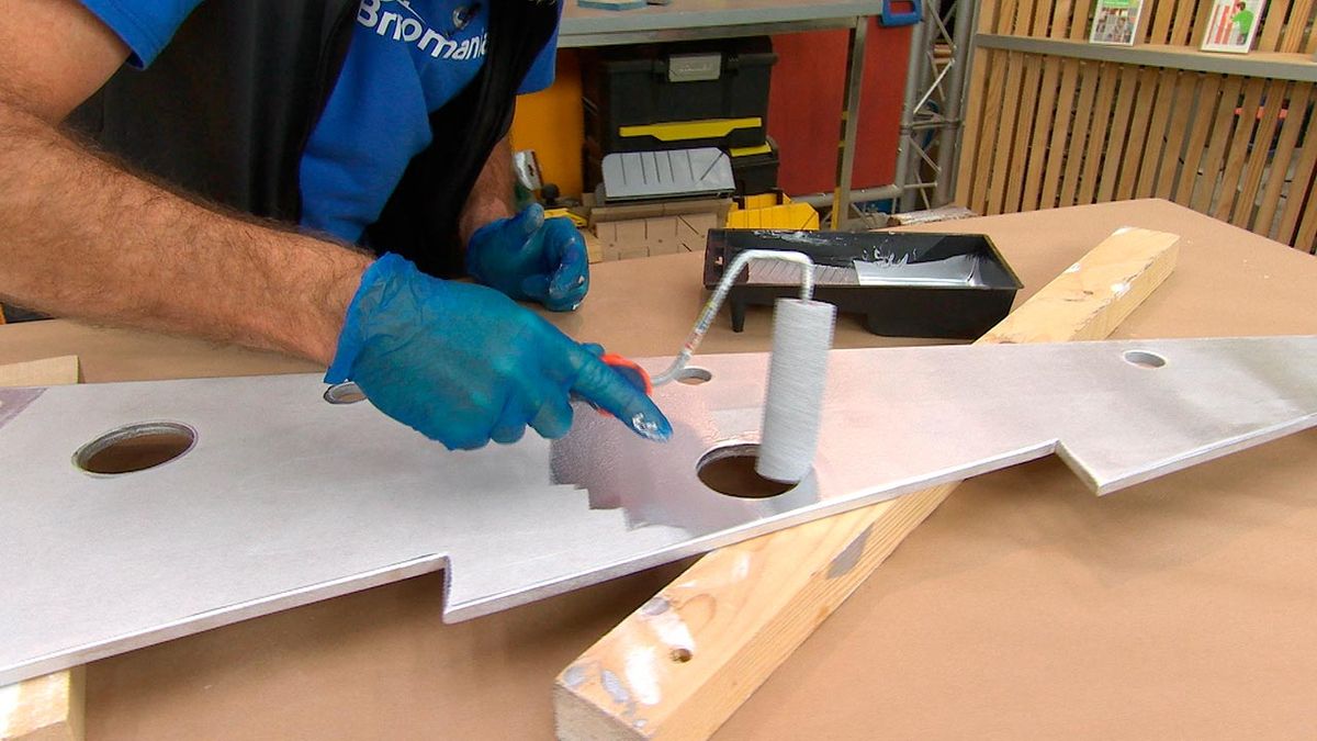 Árbol de Navidad de madera desmontable paso 7