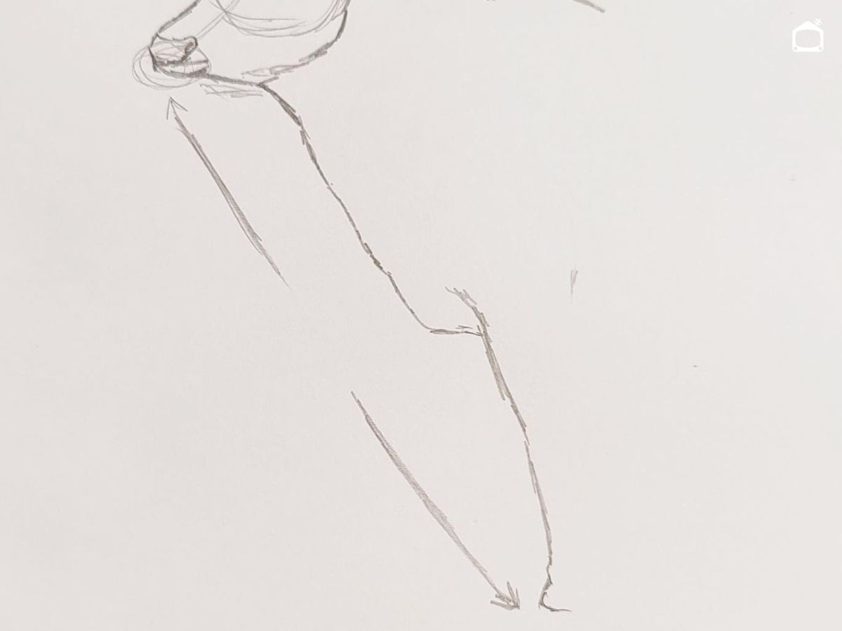 Paso tres para dibujar una vaca realista.