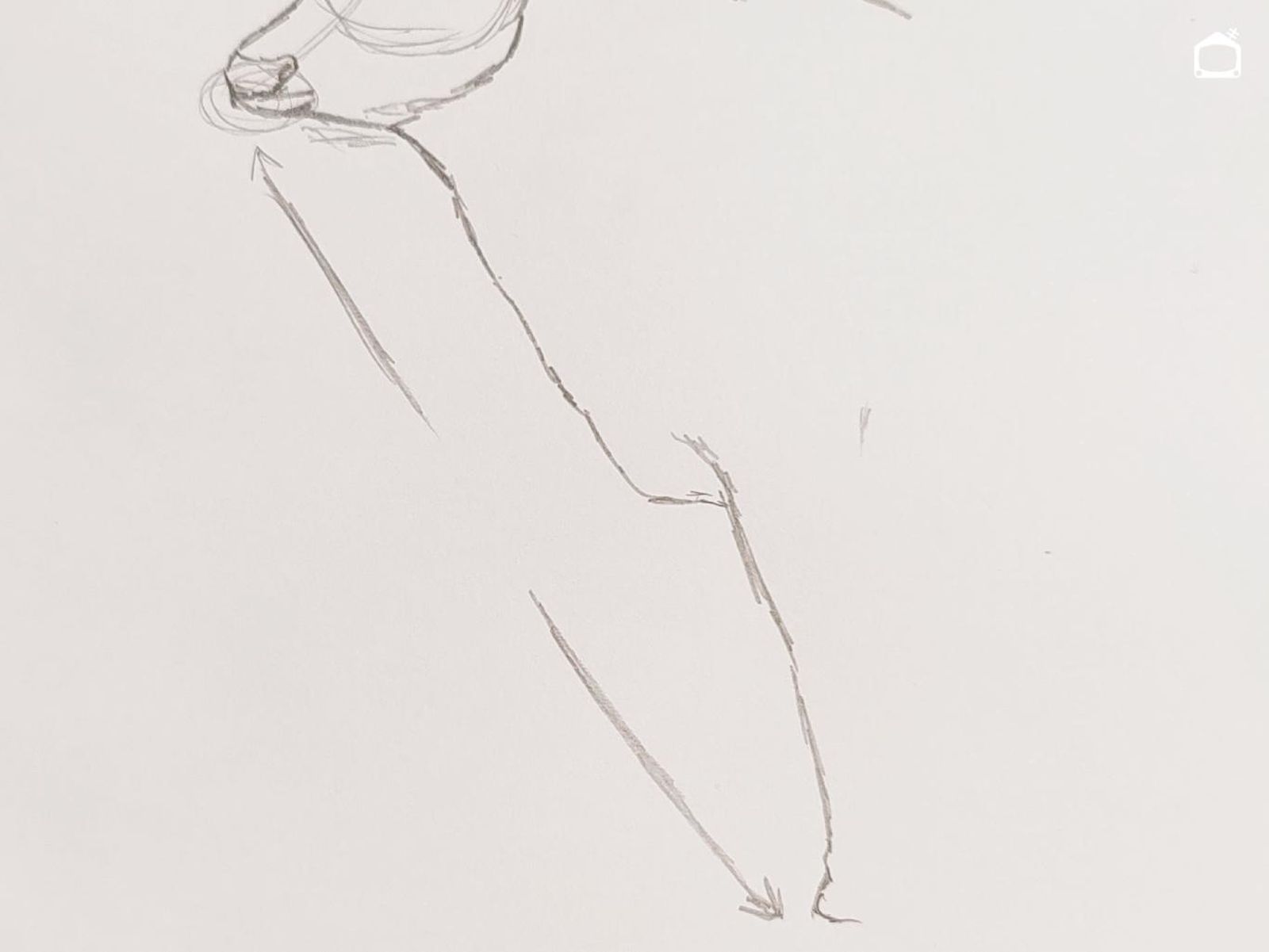 Paso tres para dibujar una vaca realista.