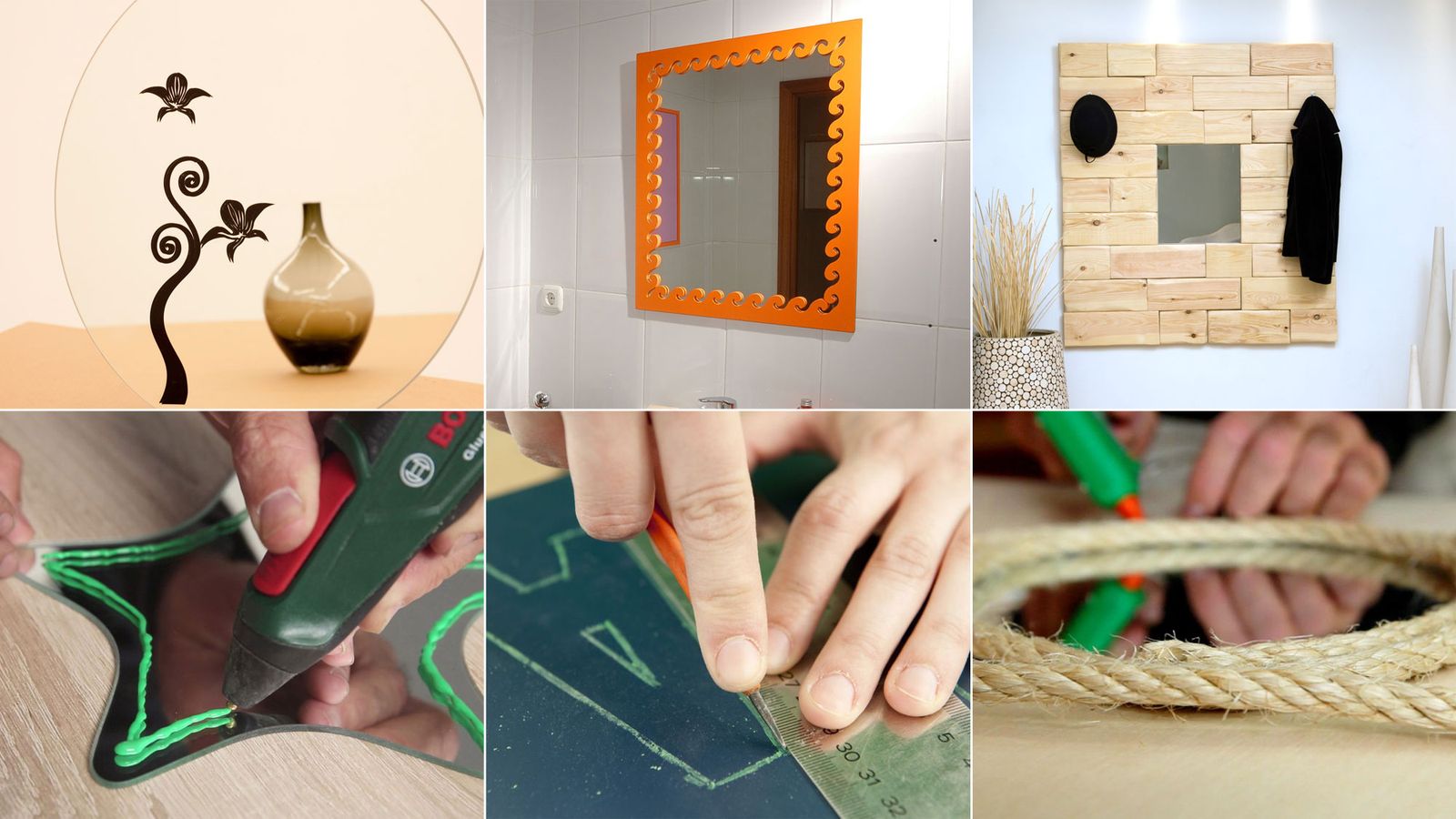 Ideas para decorar y personalizar espejos