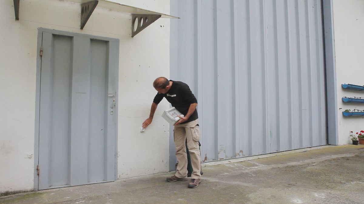 Caja de enchufes de exterior paso 1