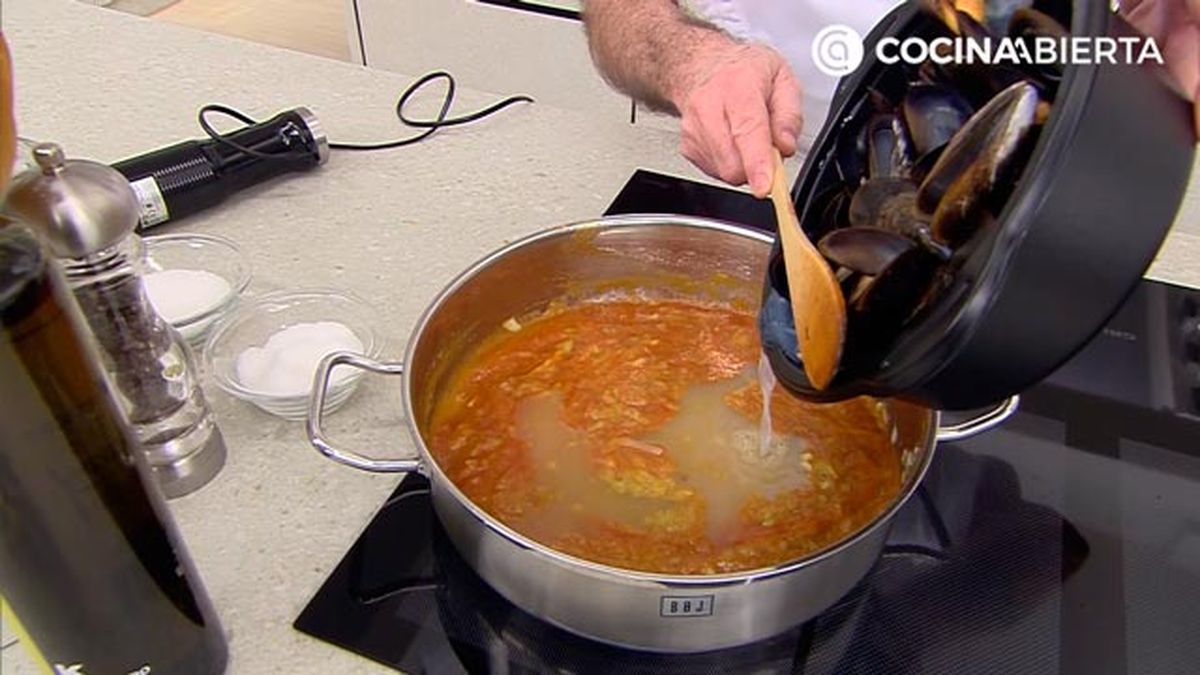 receta mejillones con garbanzos karlos arguinano p3