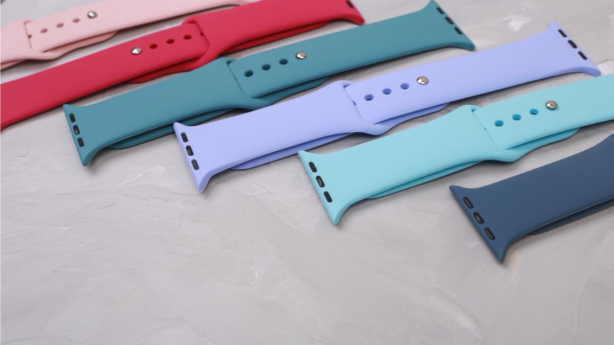 Correas de silicona de diferentes colores.