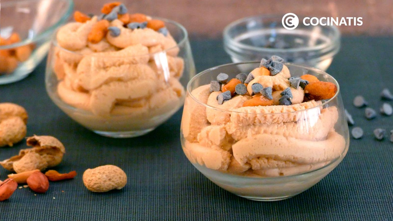 Receta de mousse de cacahuete o manÃ­