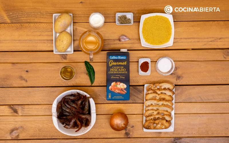 sopa de camaron receta ingredientes