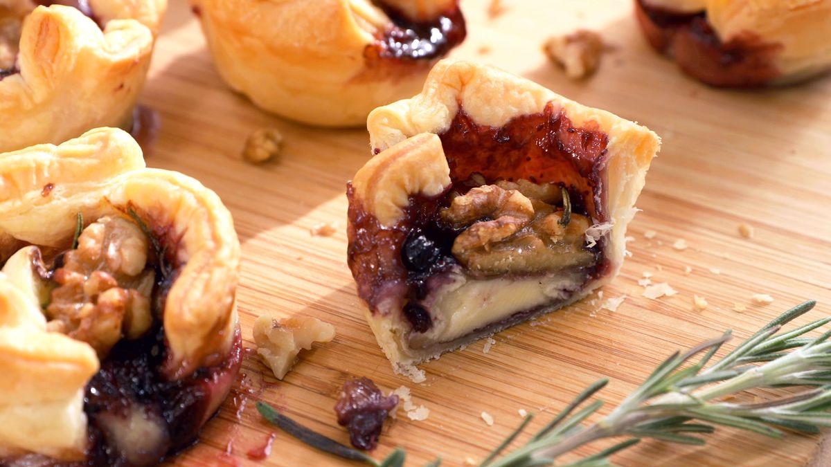 Bocados de queso brie y arándanos   Paso 5