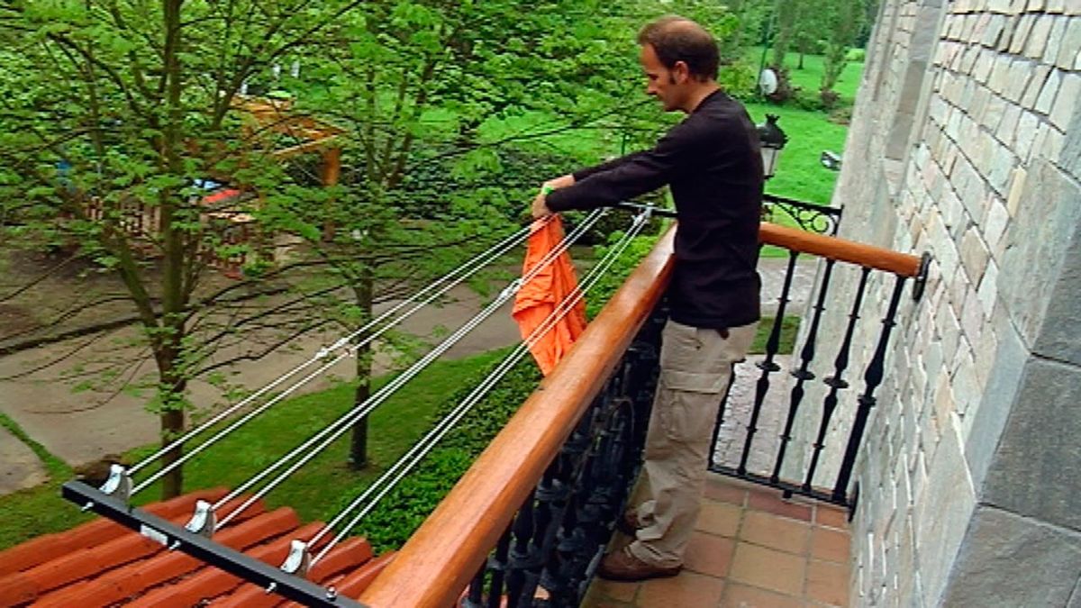 Tendedero para exterior paso 8