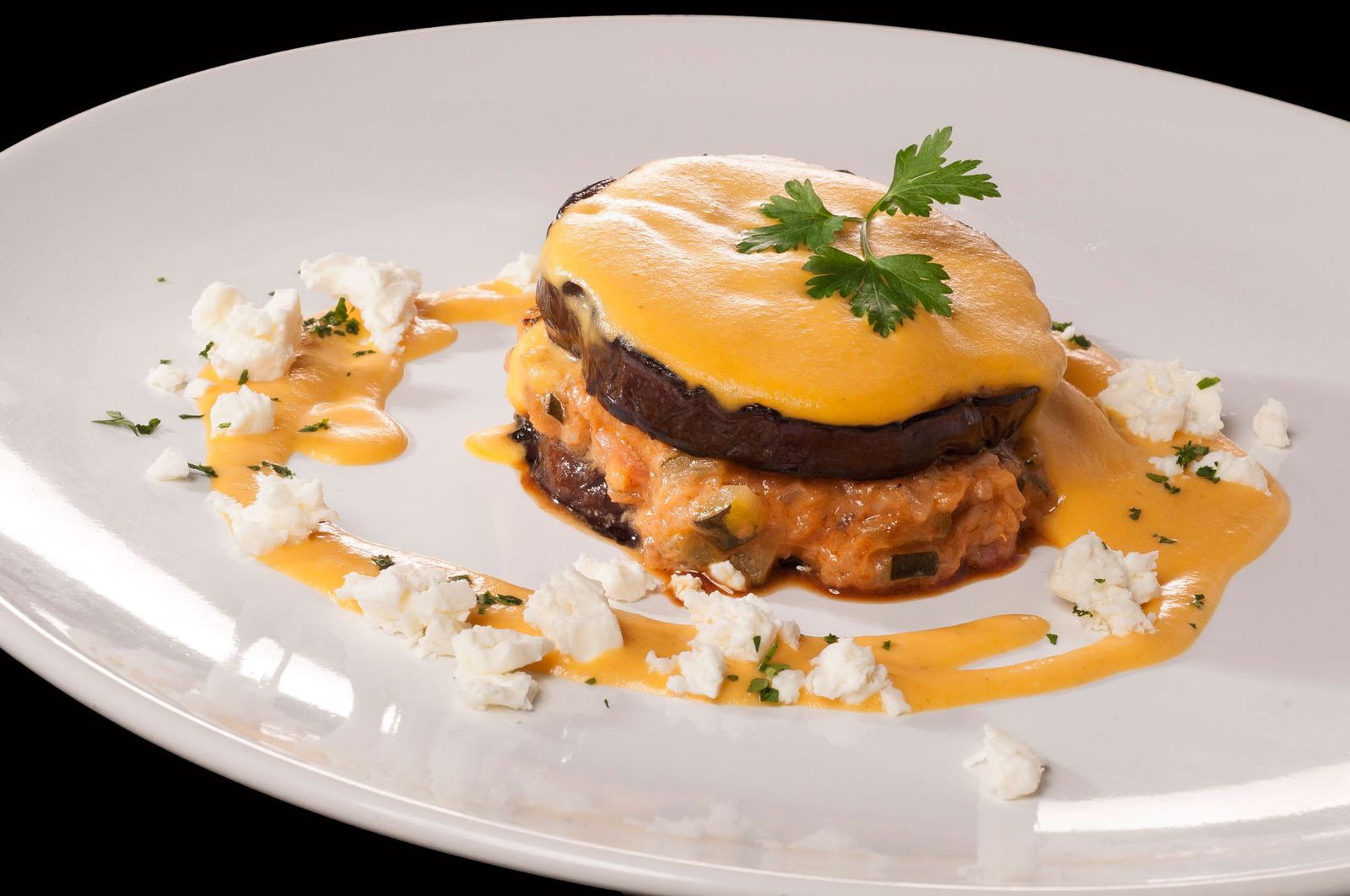 1776 Lasaña de berenjena con crema de calabaza (960) xl