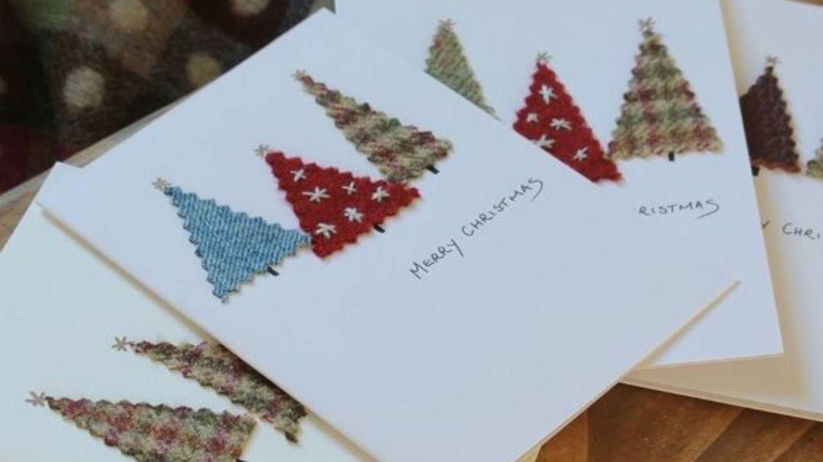 tarjeta navidad hechas a mano