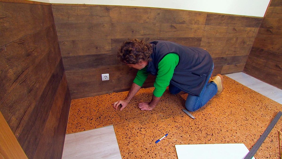 Pavimento de corcho paso 6