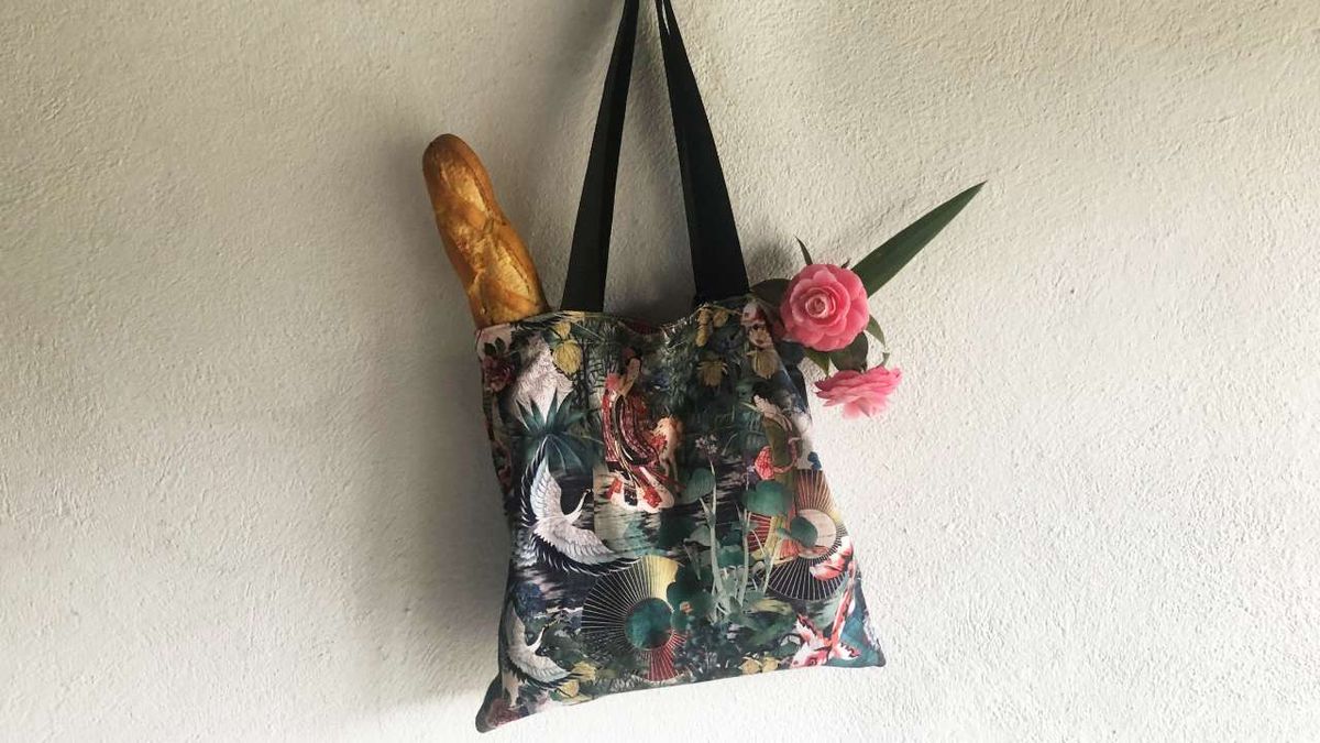 Tote bag artesanal.
