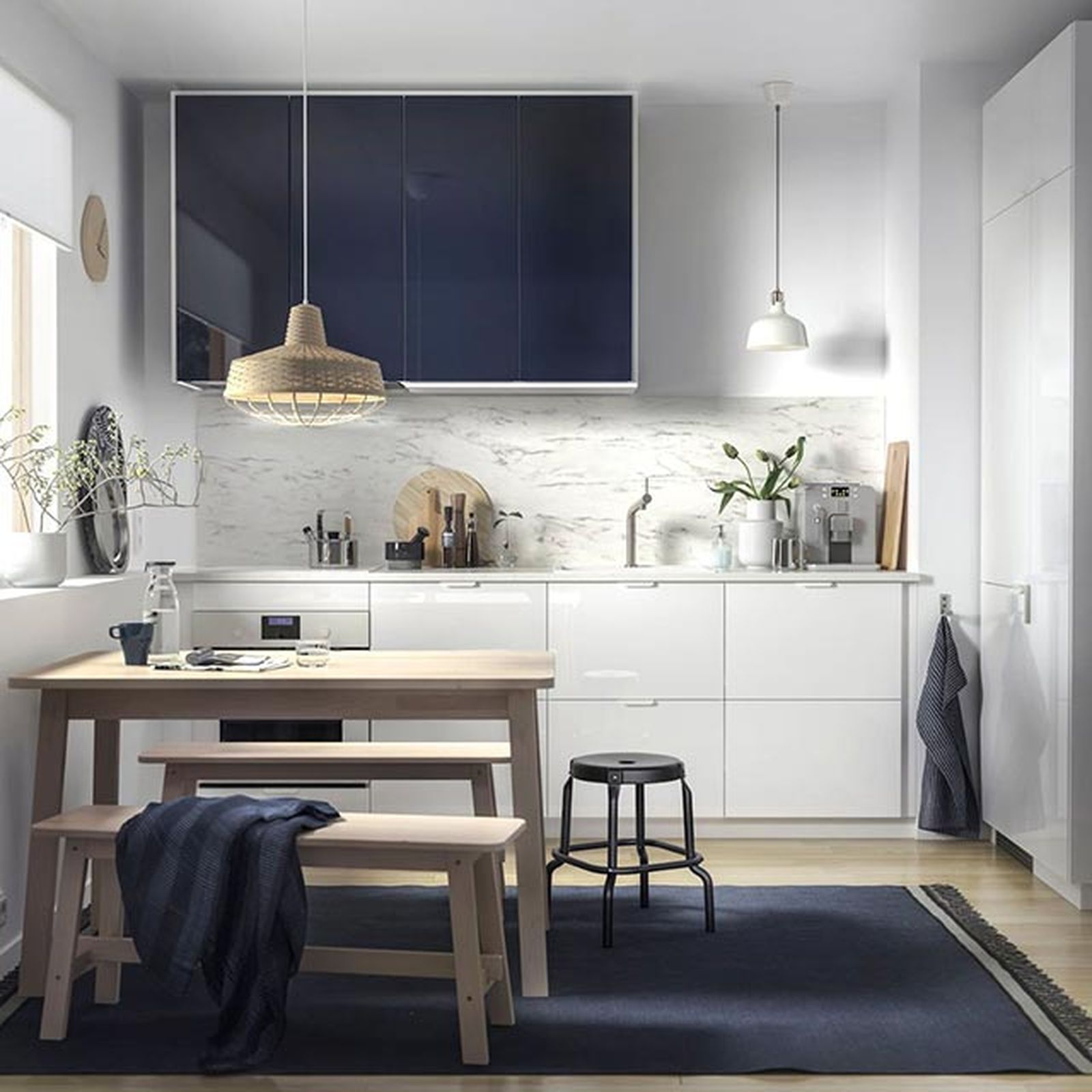 Cómo decorar una cocina pequeña de estilo moderno 11
