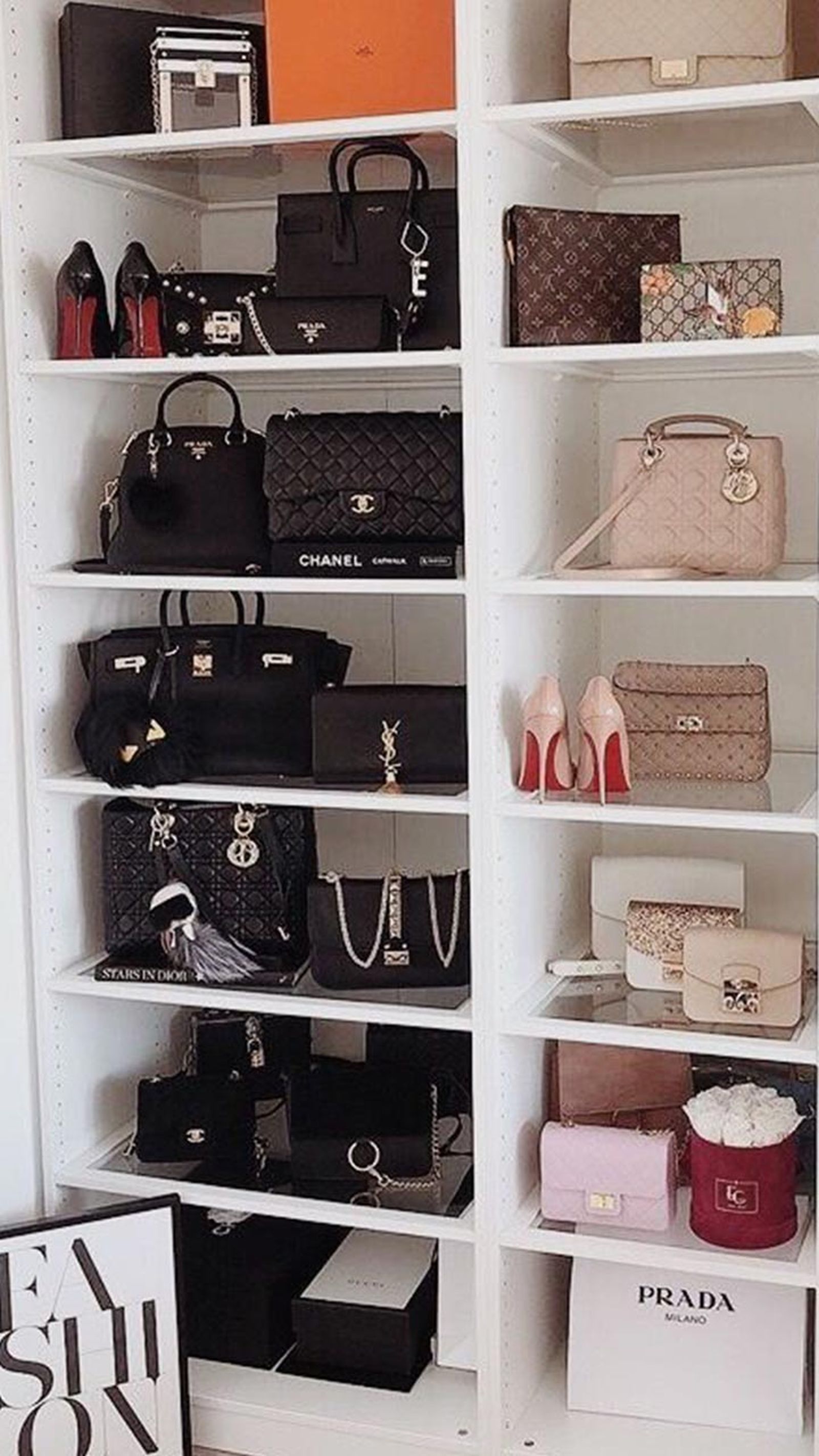 ideas organizar bolsos armario