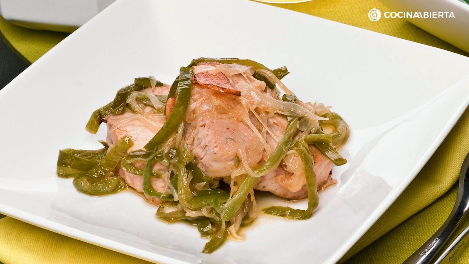 Receta de bonito encebollado