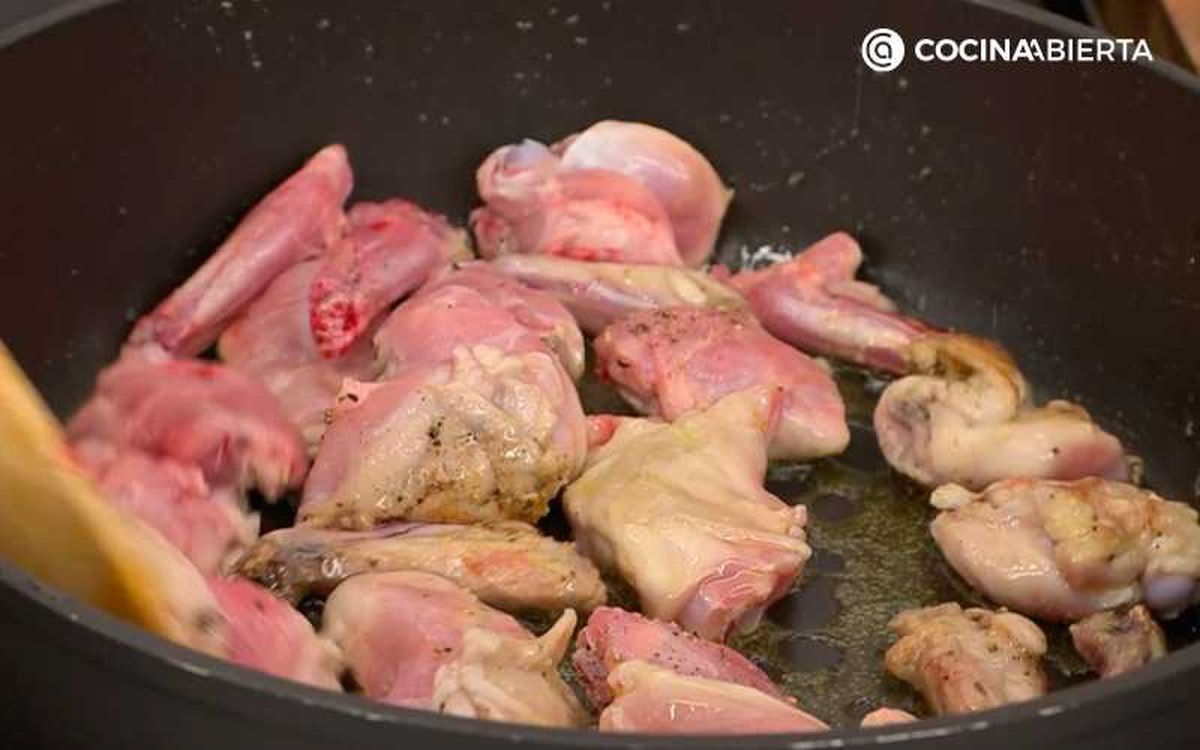 Dora las paletillas de conejo