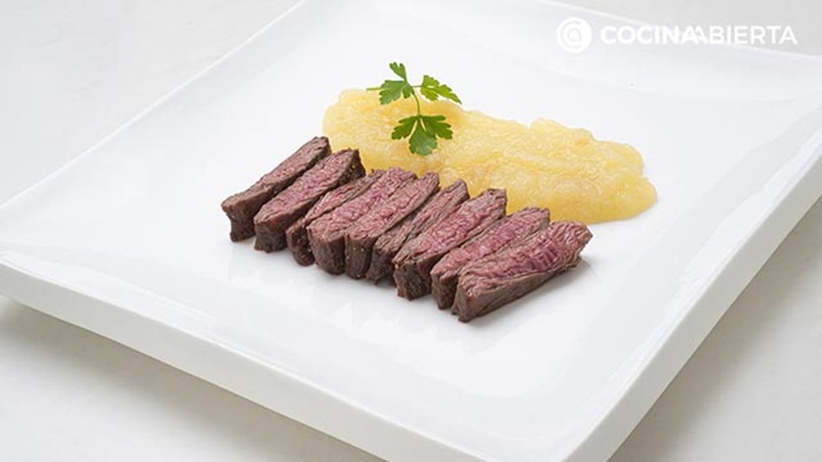 KARL 6870 entrecula ternera pure manzana paso 4