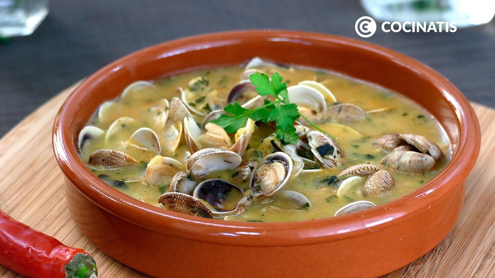 Receta de chirlas o almejas en salsa picante