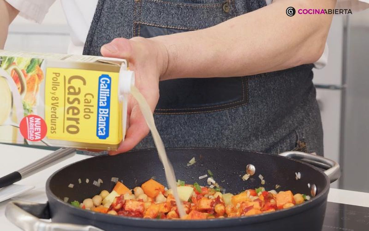 Garbanzos con calabaza - paso 3