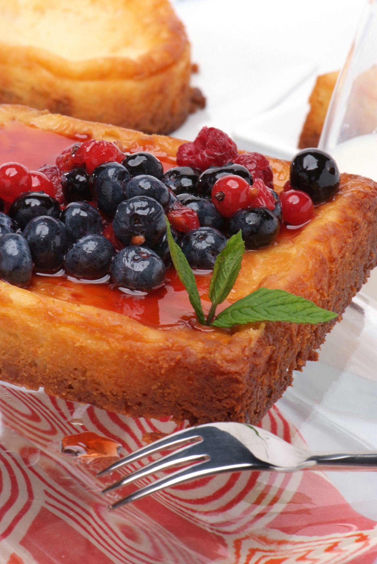 tarta de queso con frutas rojas xl