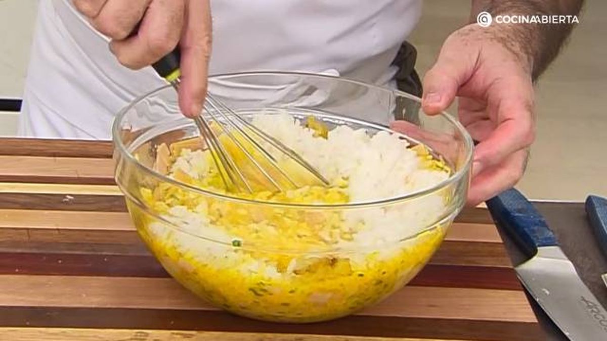 KARL7120 Tortilla arroz jamon queso paso 3