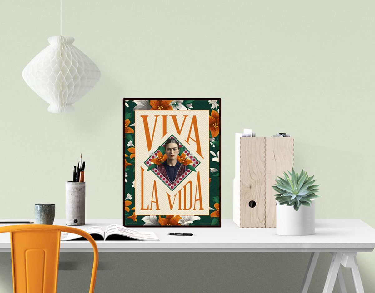 lamina frida kahlo fotografia print escritorio