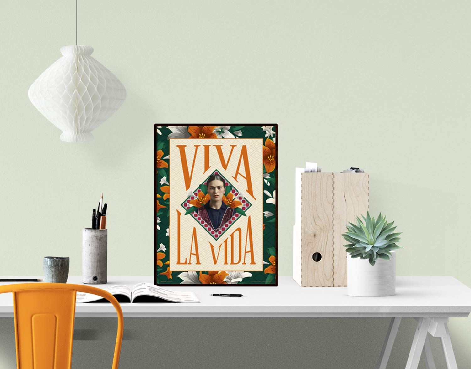 lamina frida kahlo fotografia print escritorio