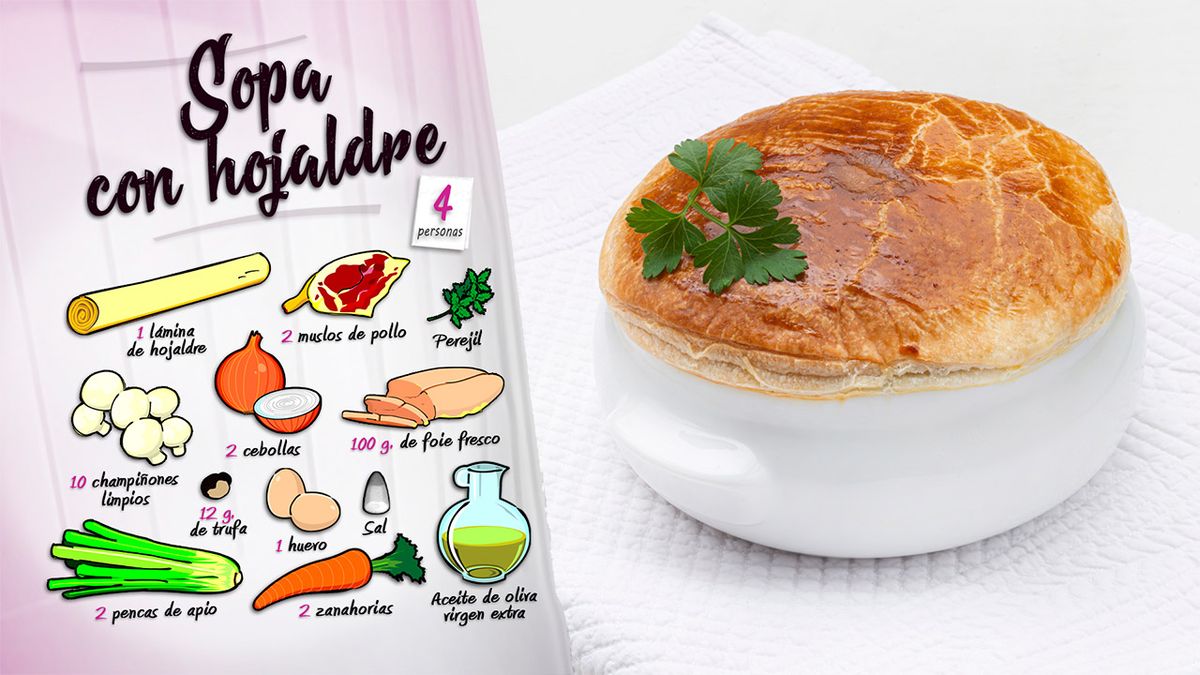 KARL66770321 sopa de trufa con hojaldre receta karlos arguinano ingredientes