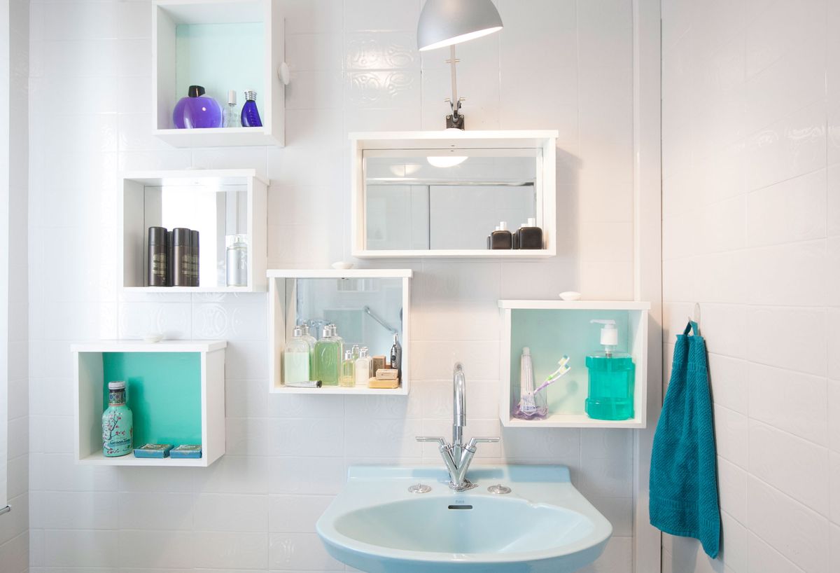 Baño luminoso y práctico 5