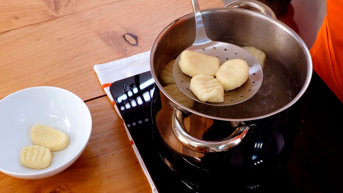 Receta de ñoquis de patata caseros   Paso 7