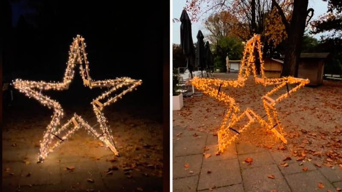 Estrella gigante de Navidad