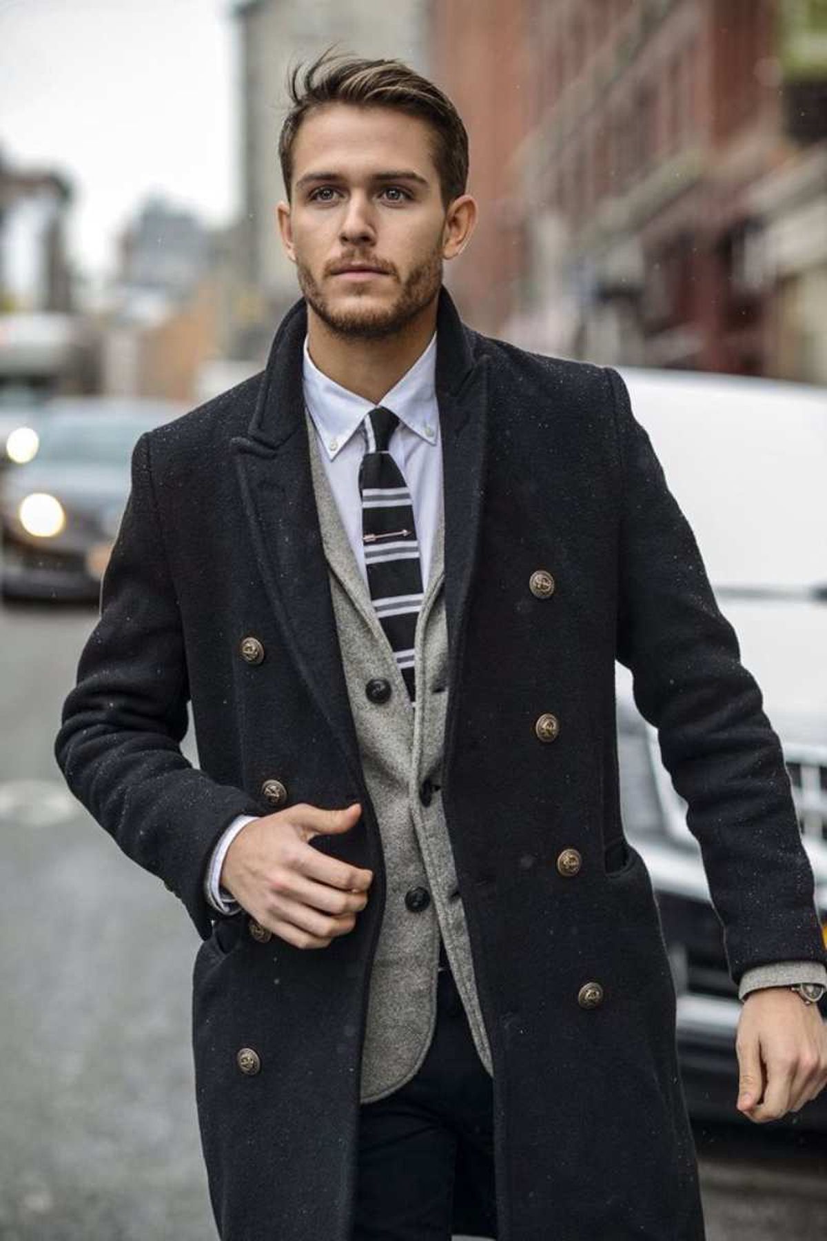 Chaqueta con tres botones