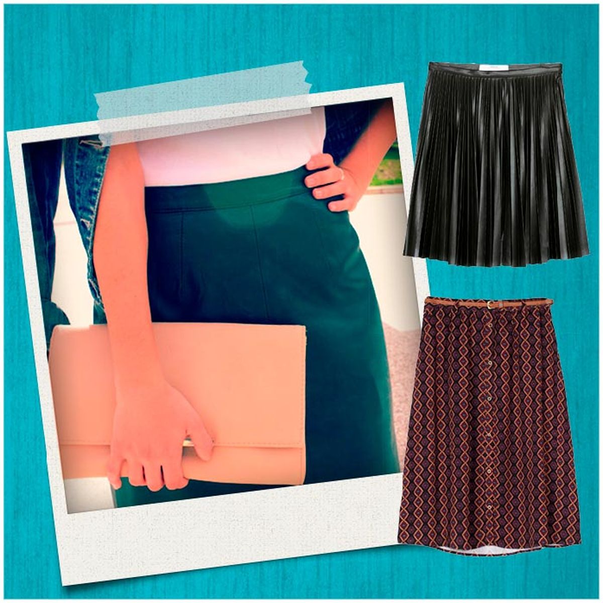 moda verano vestidos falda midi