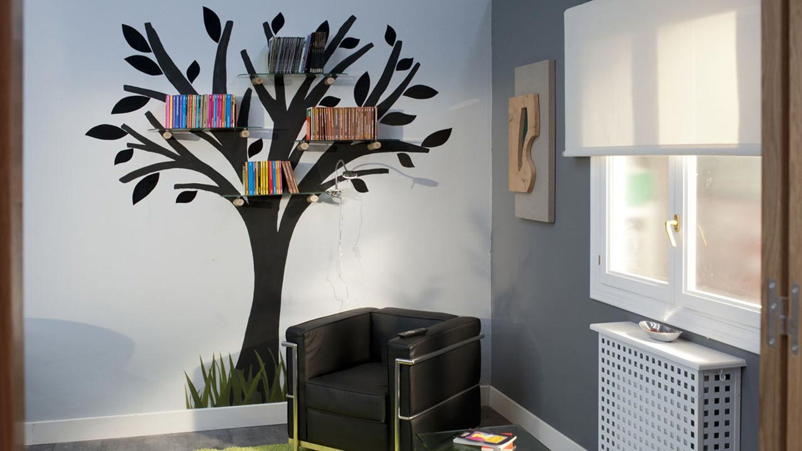 Estantería original: árbol de la lectura