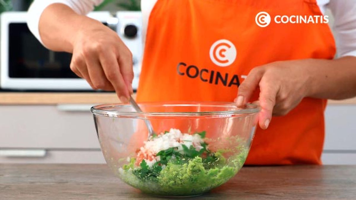 Receta de guacamole original mexicano  paso 4