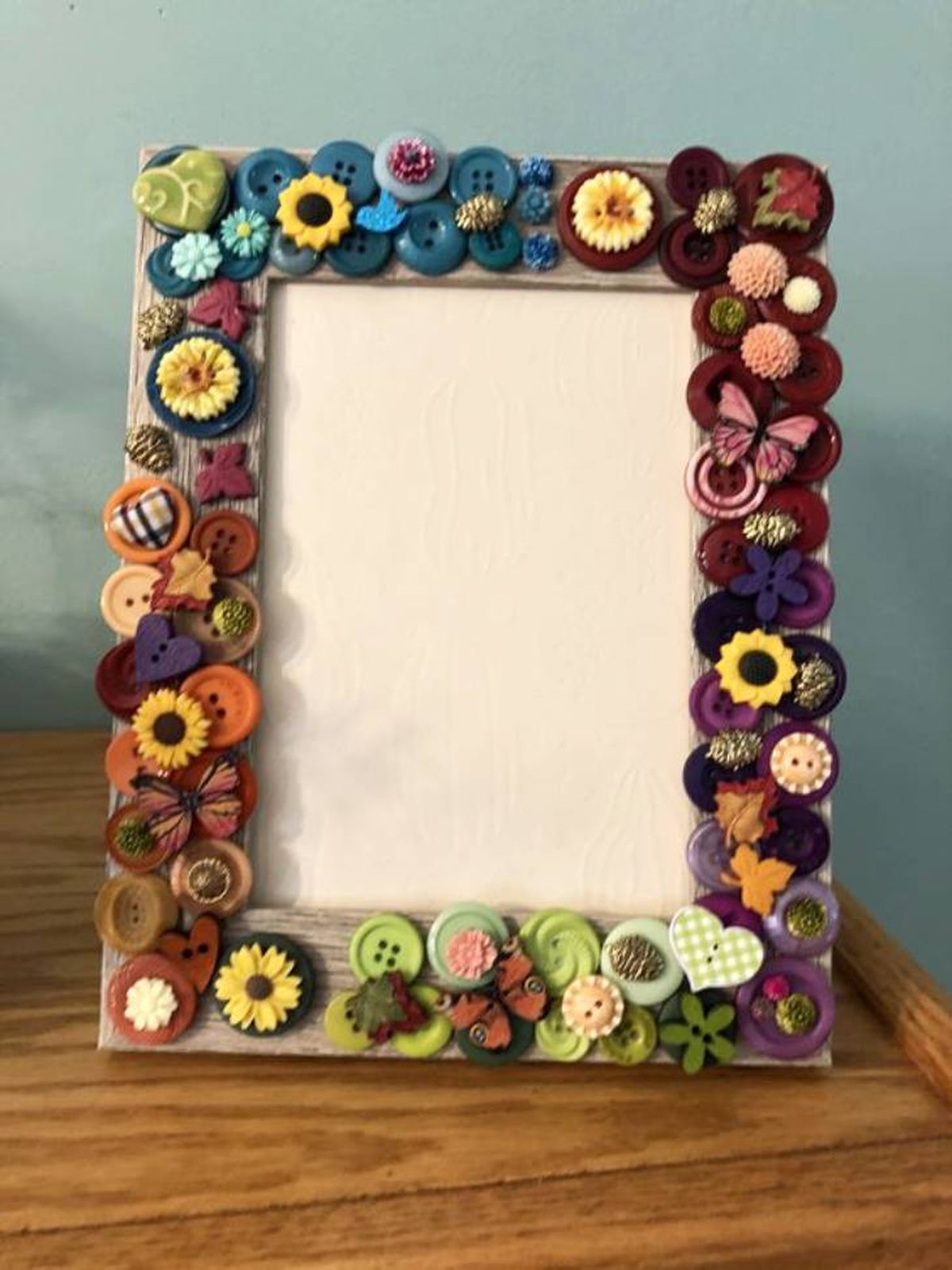 portarretrato reutilizar botones ideas darles segunda vida botones caja costura