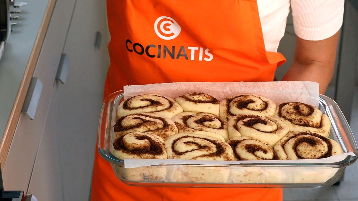 Receta de rollos de canela o cinnamon rolls  paso 5