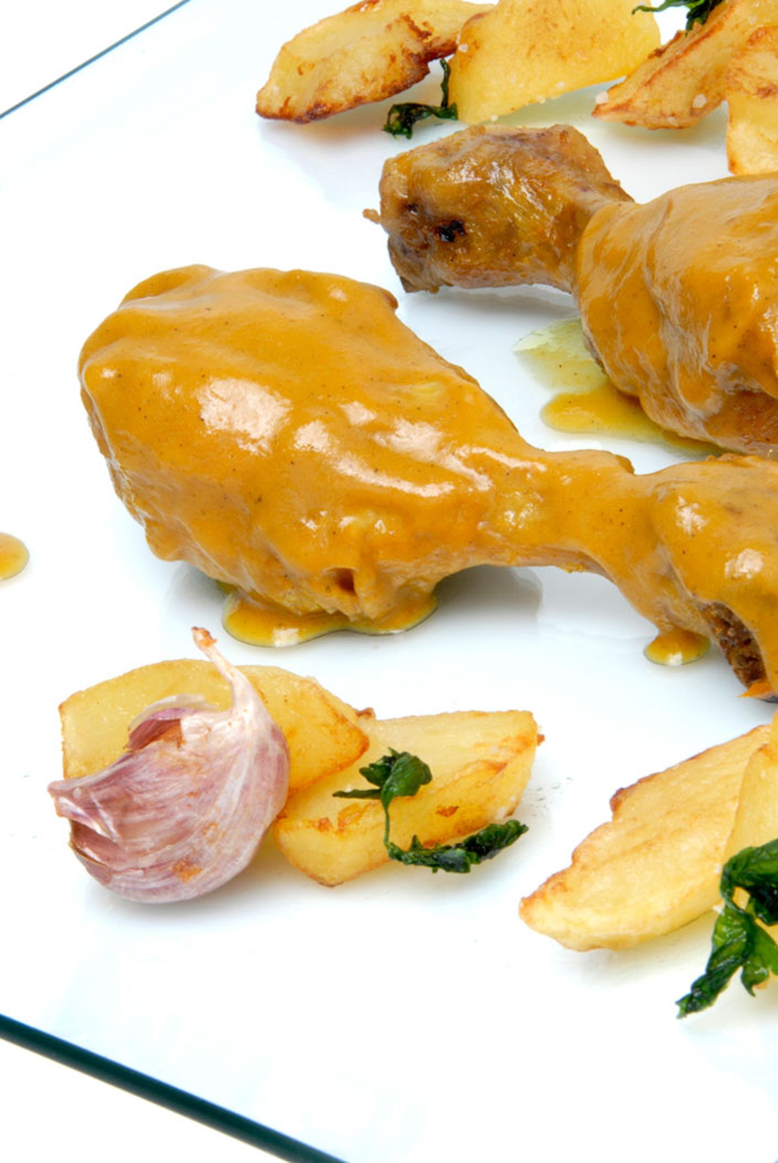 Jamoncitos de pollo al curry