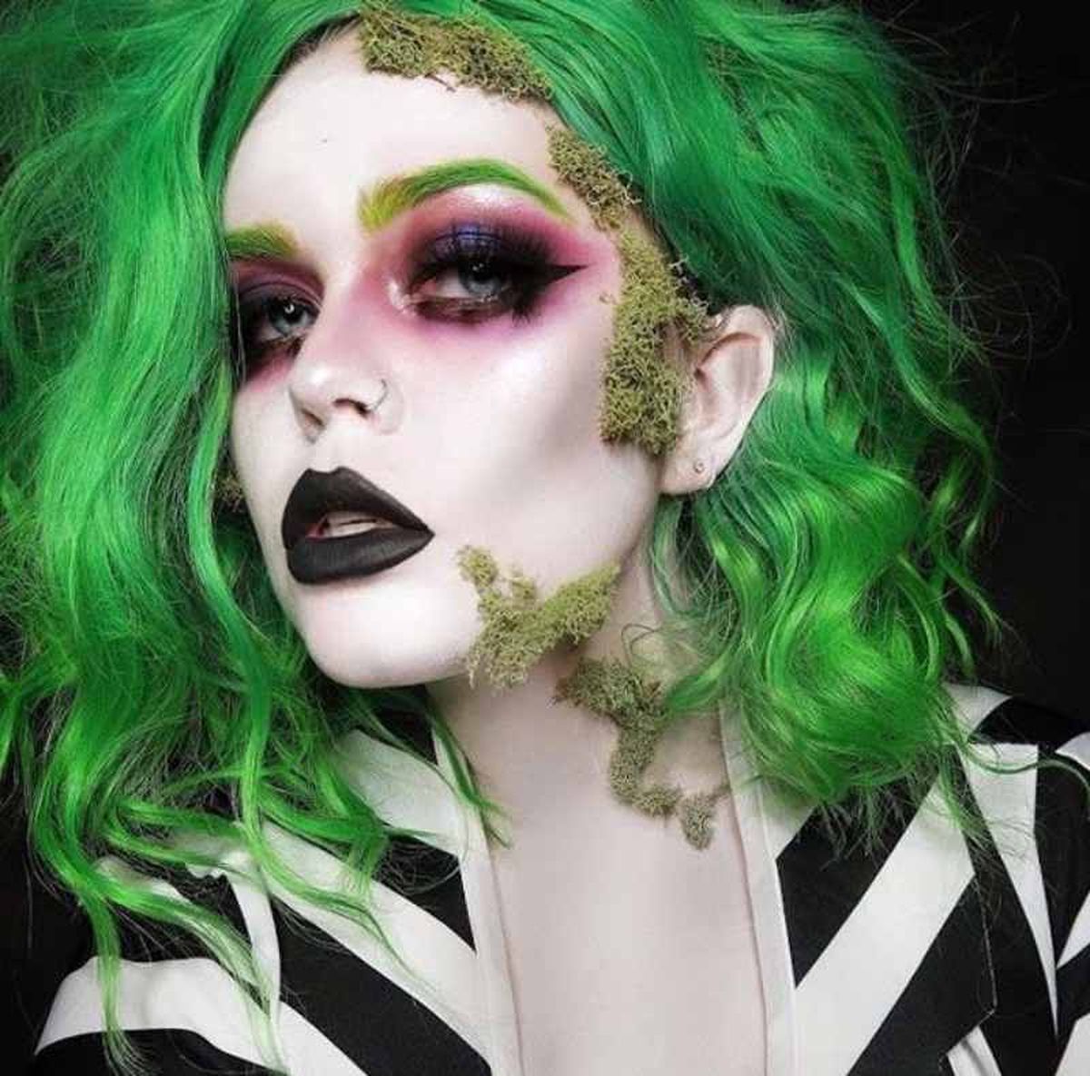 Maquillaje y peluquería inspirados en la  película  Beetlejuice