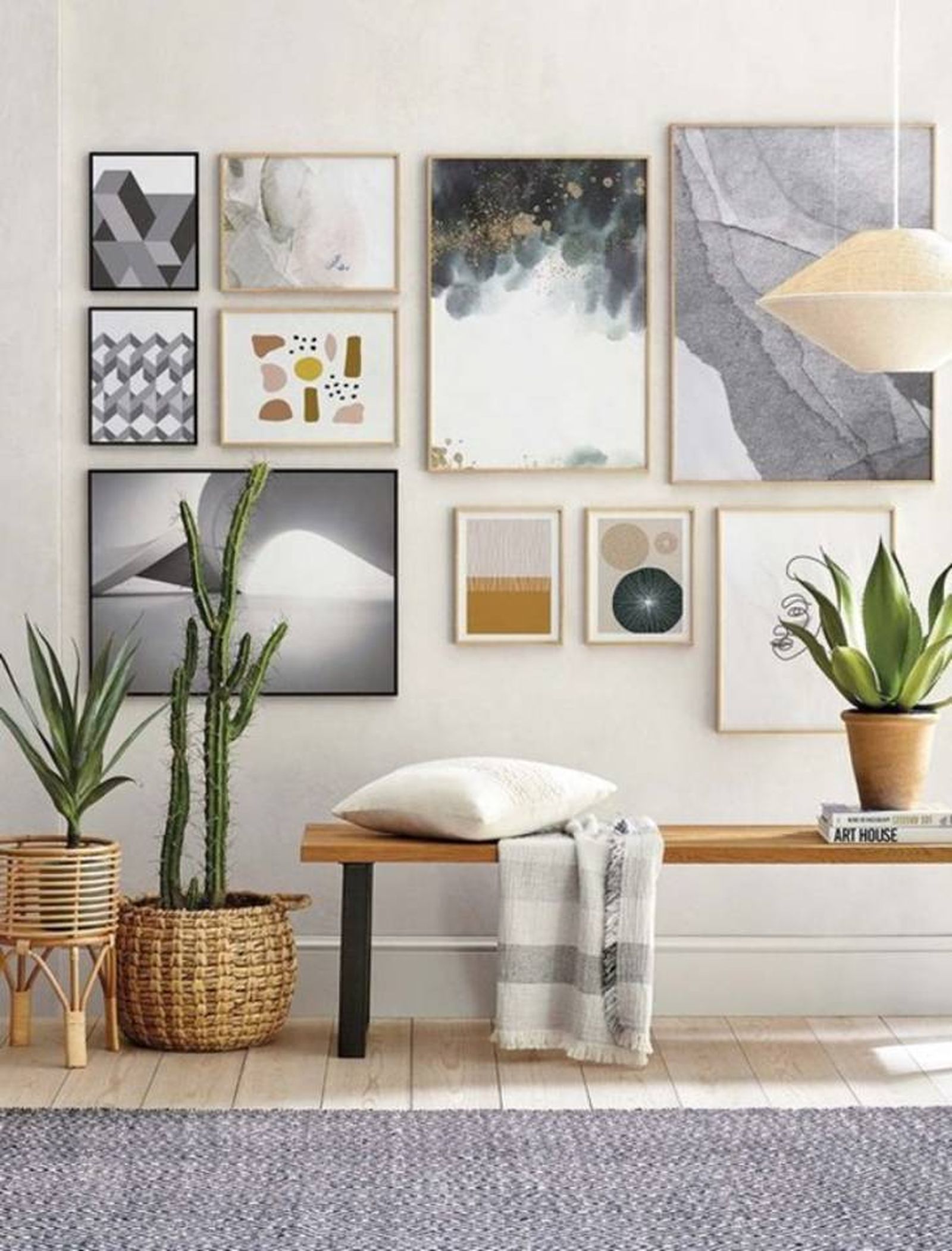 Ideas y tendencias para crear recibidores originales y funcionales 12