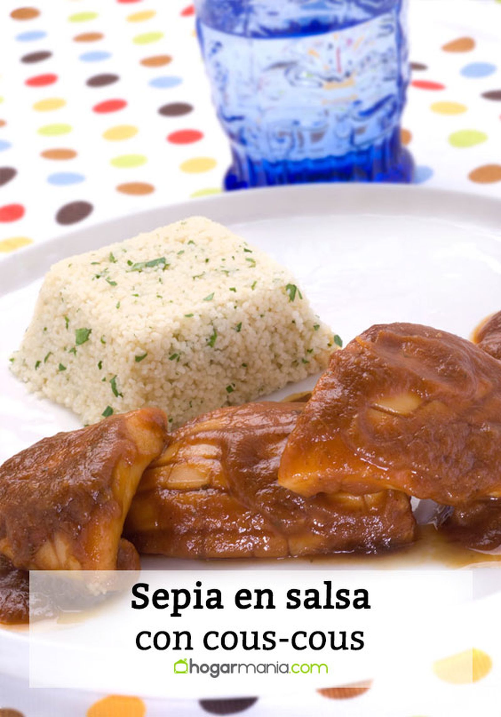sepia en salsa con cous cous pin