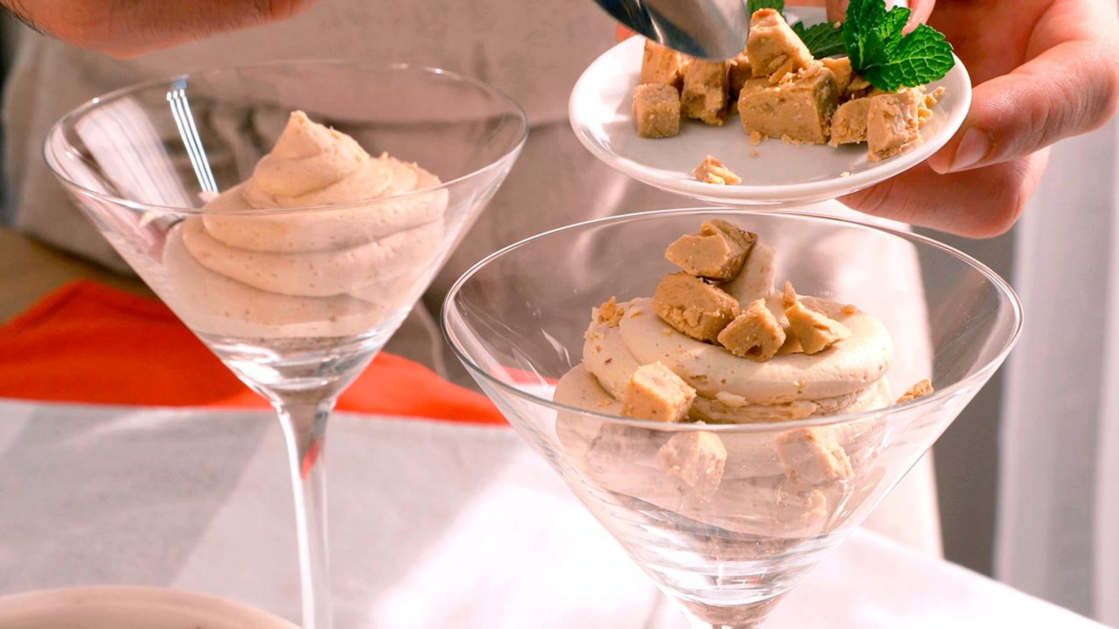 Recopilatorio de dulces de Navidad  crema de turrón