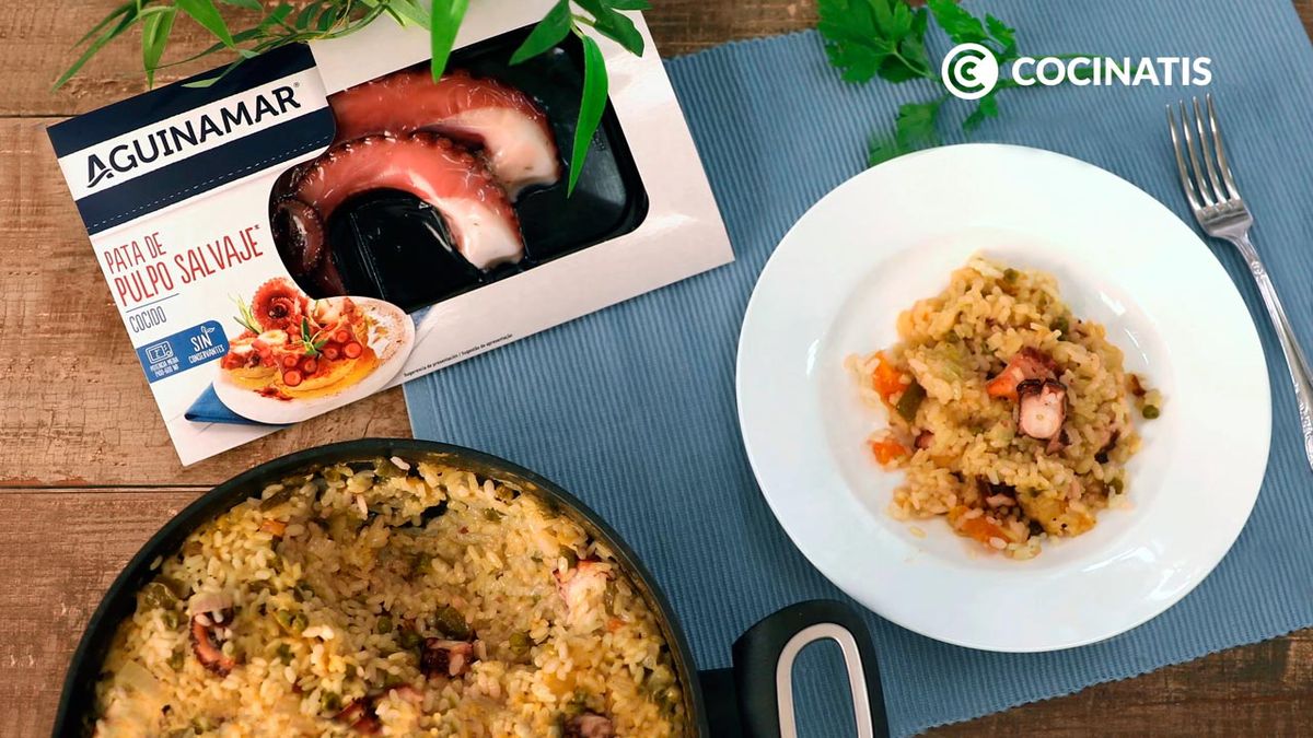 Receta de arroz meloso con pulpo  paso 6