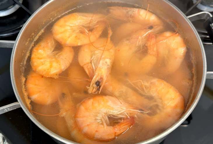 como cocer langostinos