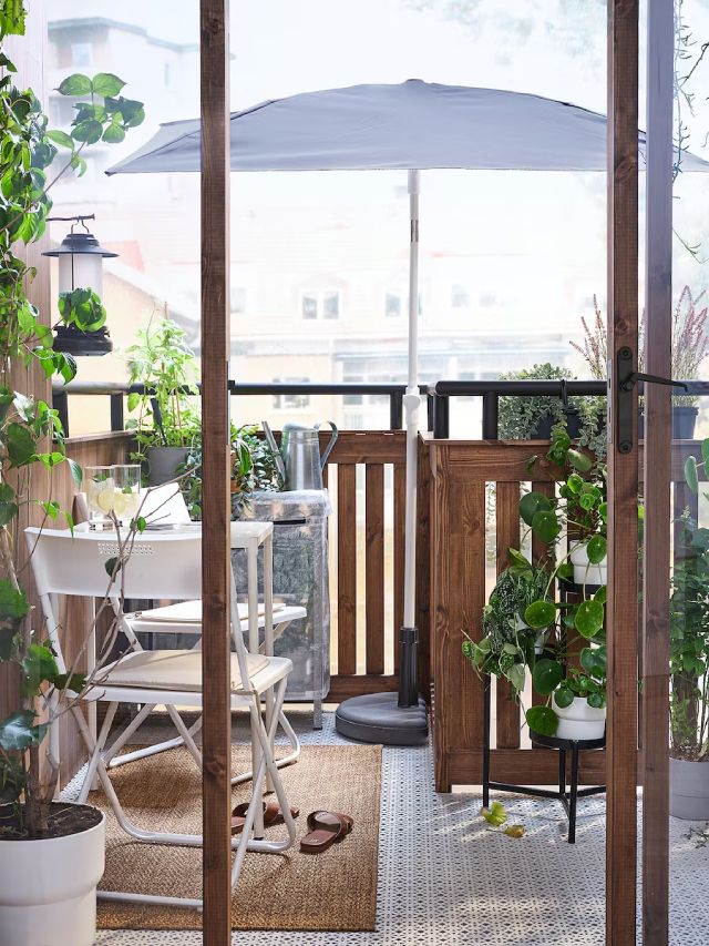 LILLEÖ Sombrilla, gris ikea
