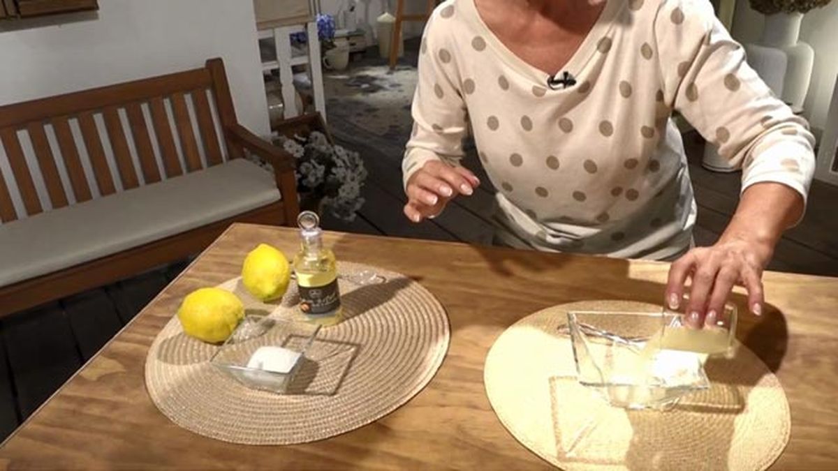 exfoliante casero para el cuidado de las manos jugo limon
