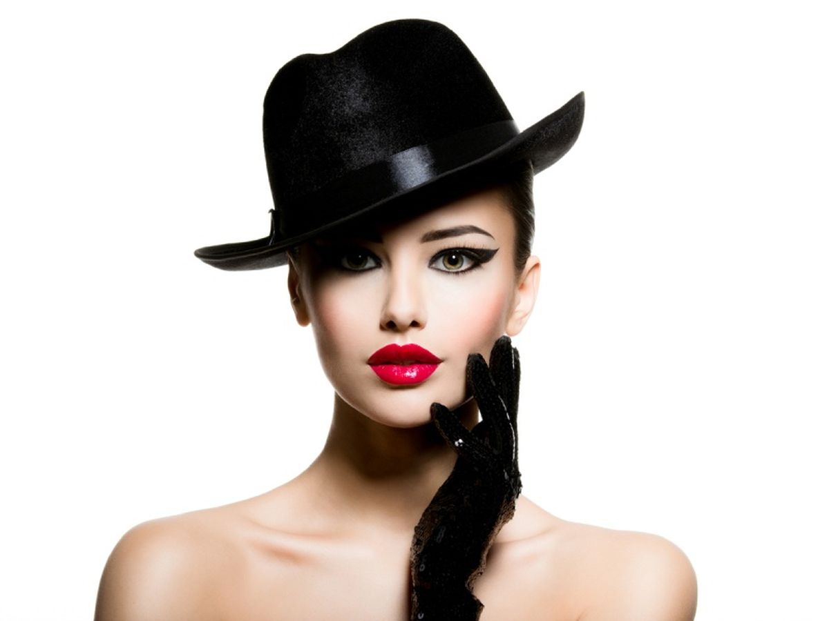 Sombrero Fedora en fieltro negro