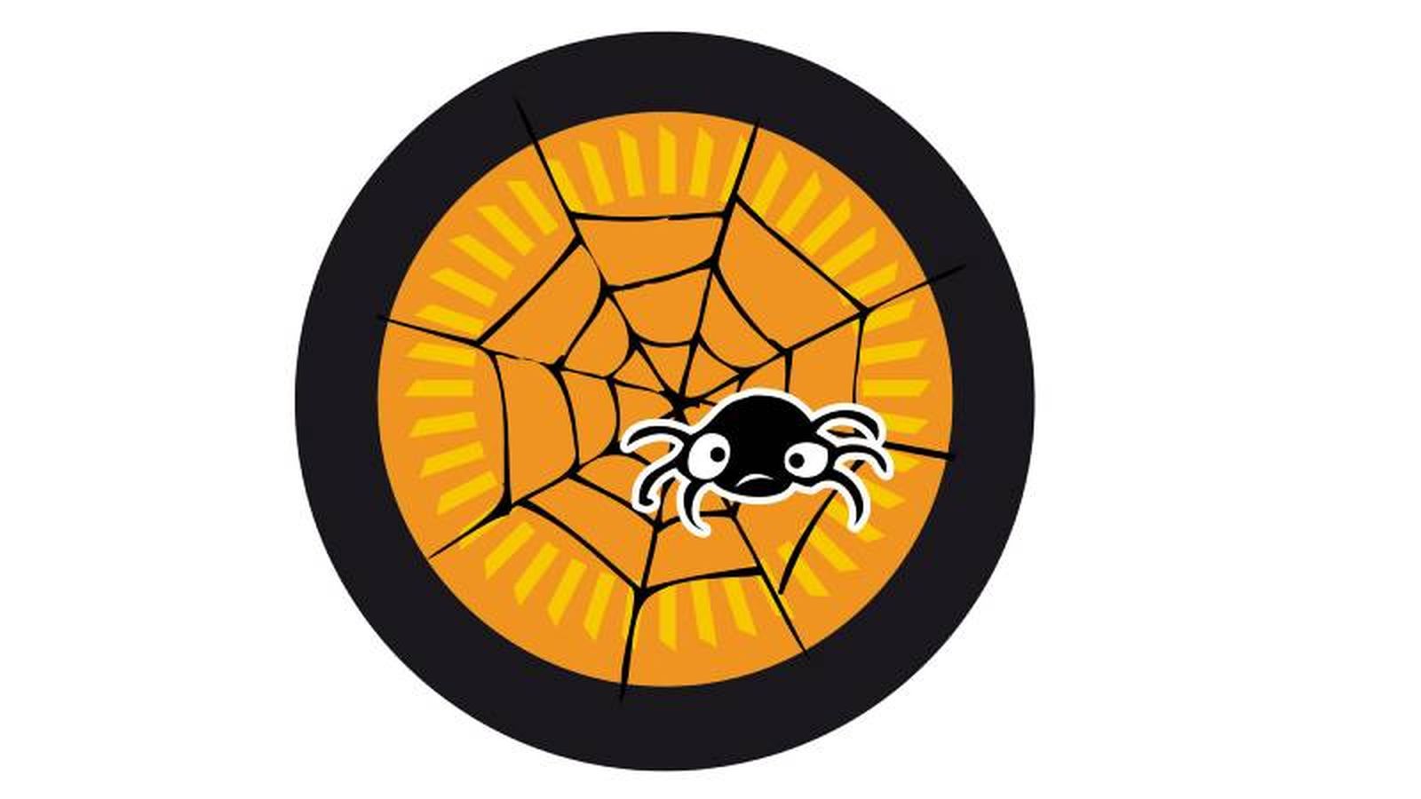 Posavasos de Halloween con araña.