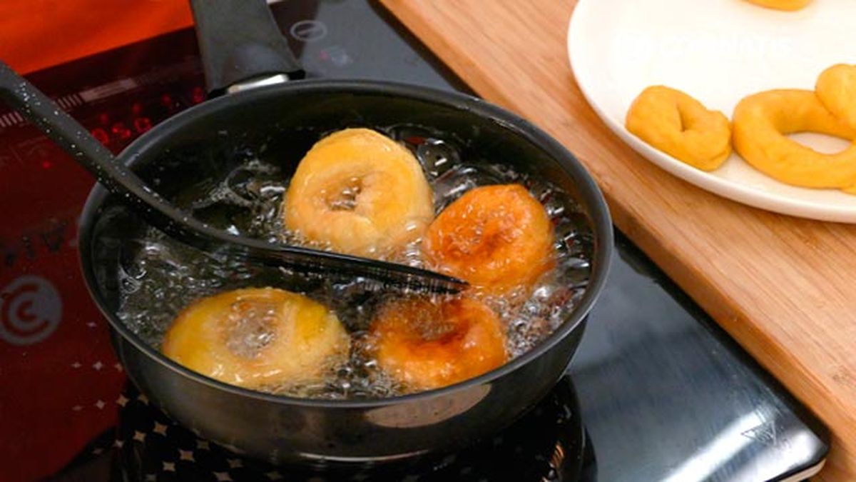 Receta de rosquillas de naranja  paso 5