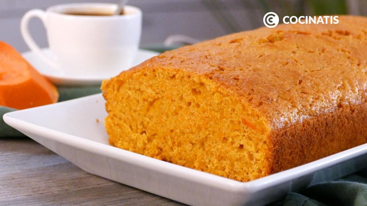 Receta de bizcocho de calabaza